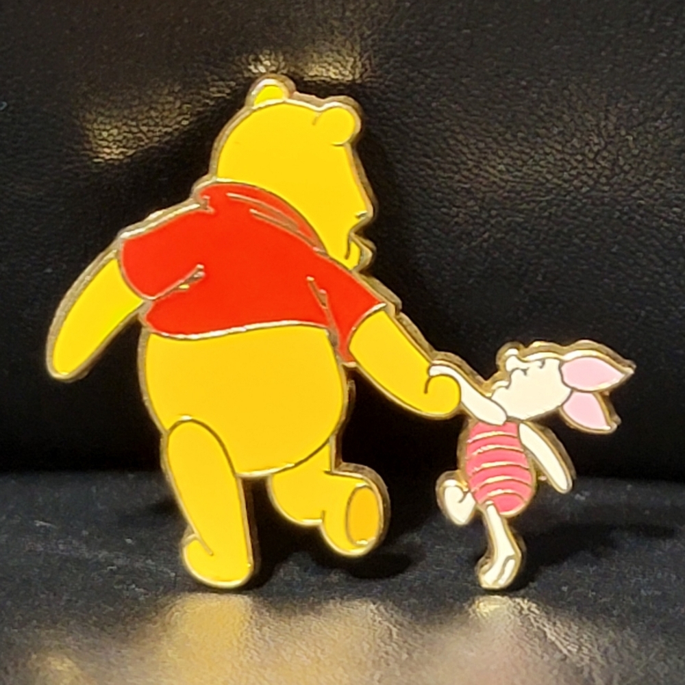 Winnie the Pooh and Piglet Enamel Pin